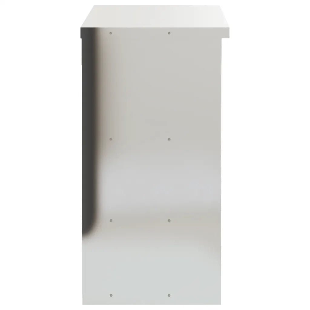 Armadietto a Muro | Mobile Cucina da Parete con Ripiani in Acciaio Inossidabile