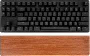 Supporto Cervicale in Legno per Tastiera - Ergonomico - Wrist Rest - Adatto per Ufficio e Laptop - Caratterizzato da parole chiave: Supporto Cervicale e Ergonomico - Adatto per Tastiere Tkl con Finestra Rosewood