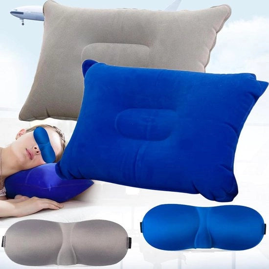 Cuscino di Viaggio Leggero - Inflabili - Cuscini per Camping e Esterno