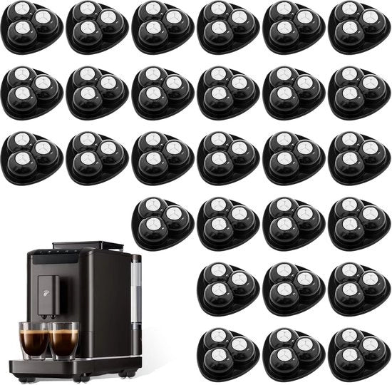 Pannelli di rotolamento 360° a rulli 28 pezzi per mobili, set di ruote piane 3 ruote per mobili, ruote per mobili con perla, scatole di stoccaggio autoadesive per piccoli mobili e accessori da cucina.