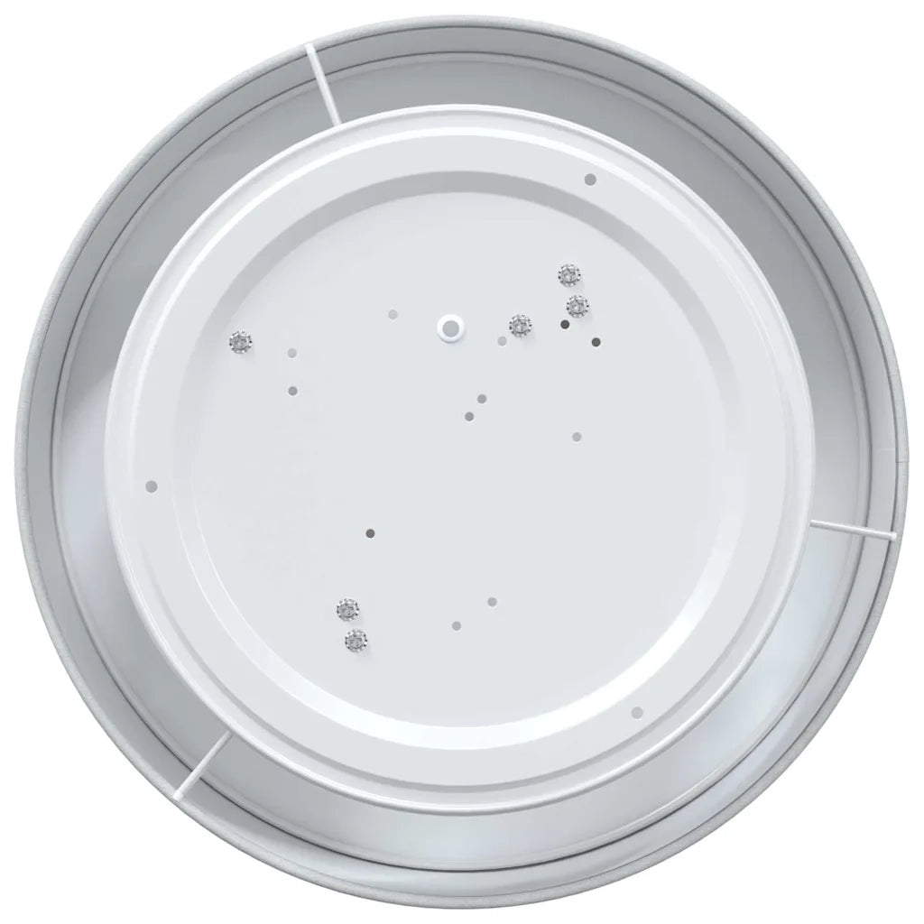 Lampada da soffitto Grigio 38 x 38 x 13,5 cm Tessuto CFW7076763