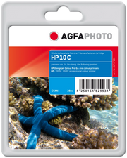 ORIGINAL Agfa Photo Cartuccia d'inchiostro ciano APHP10C ~1650 Seiten 28ml Agfa Photo 10 (C4841AE)