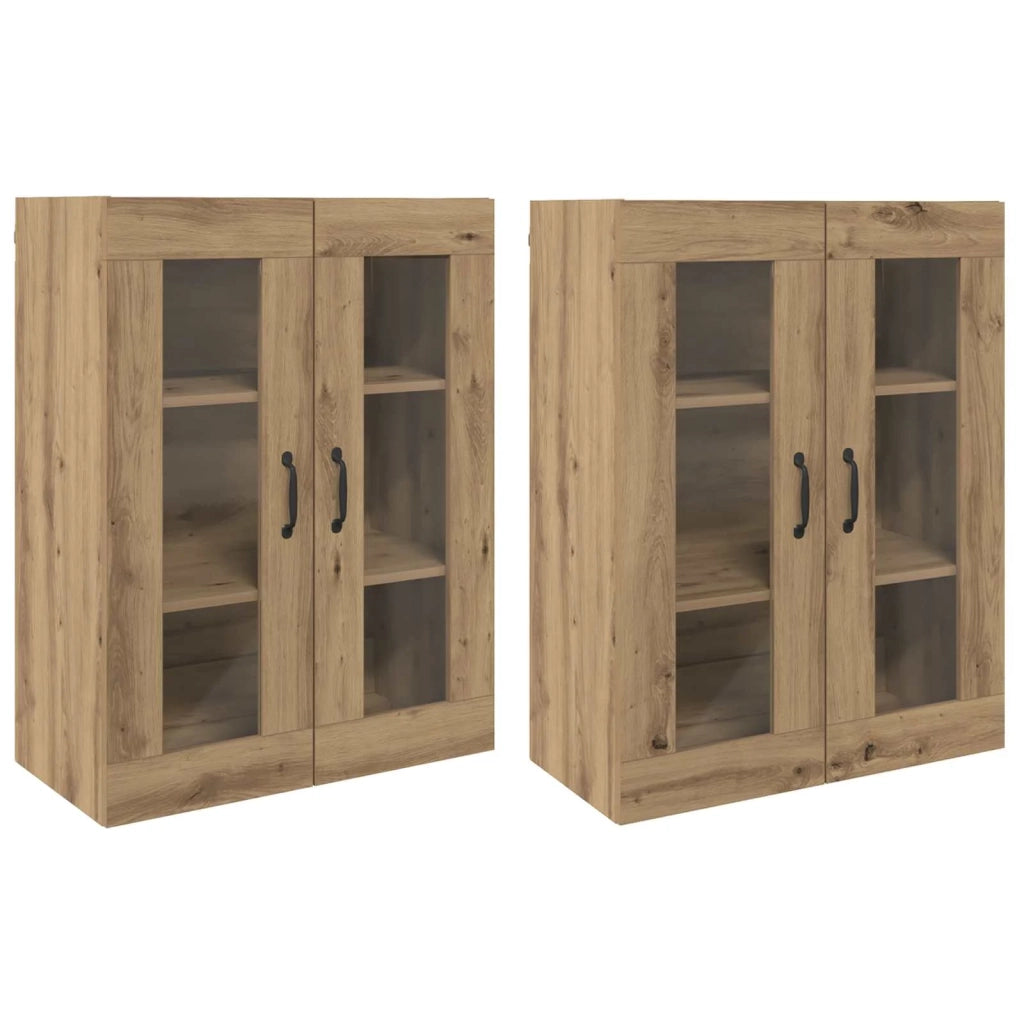 Armadi da Muro 2 pcs rovere artigianale 69,5 x 34 x 90 cm 3394537