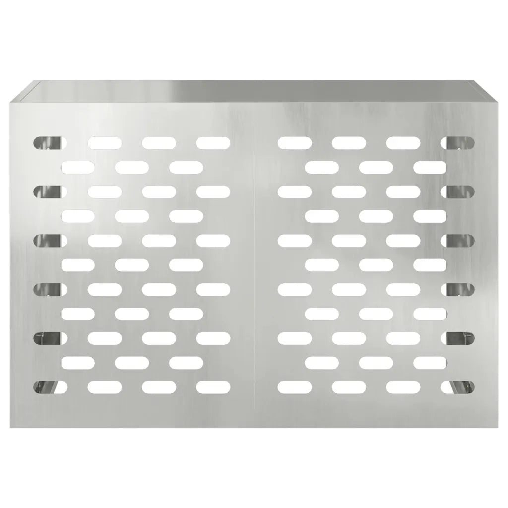 Copertura per condizionatore d'aria Argento 90 x 40 x 60 cm 865895