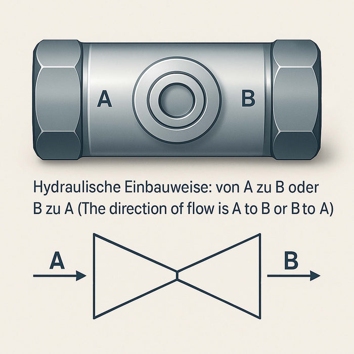 Valvola di zona motorizzata a due vie serie DQ220 220VAC DN20 26.9 mm (3/4")