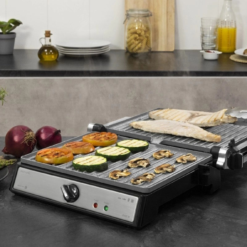 CECOTEC 03066 - Griglia elettrica Rock'nGrill Multi 2400 UltraRapid
