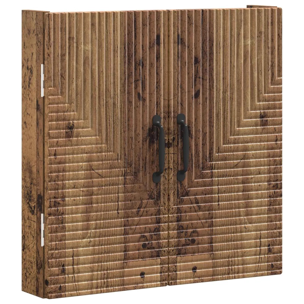 Armadio per Dartboard HAARLEM Legno antico Legno ingegnerizzato 896893