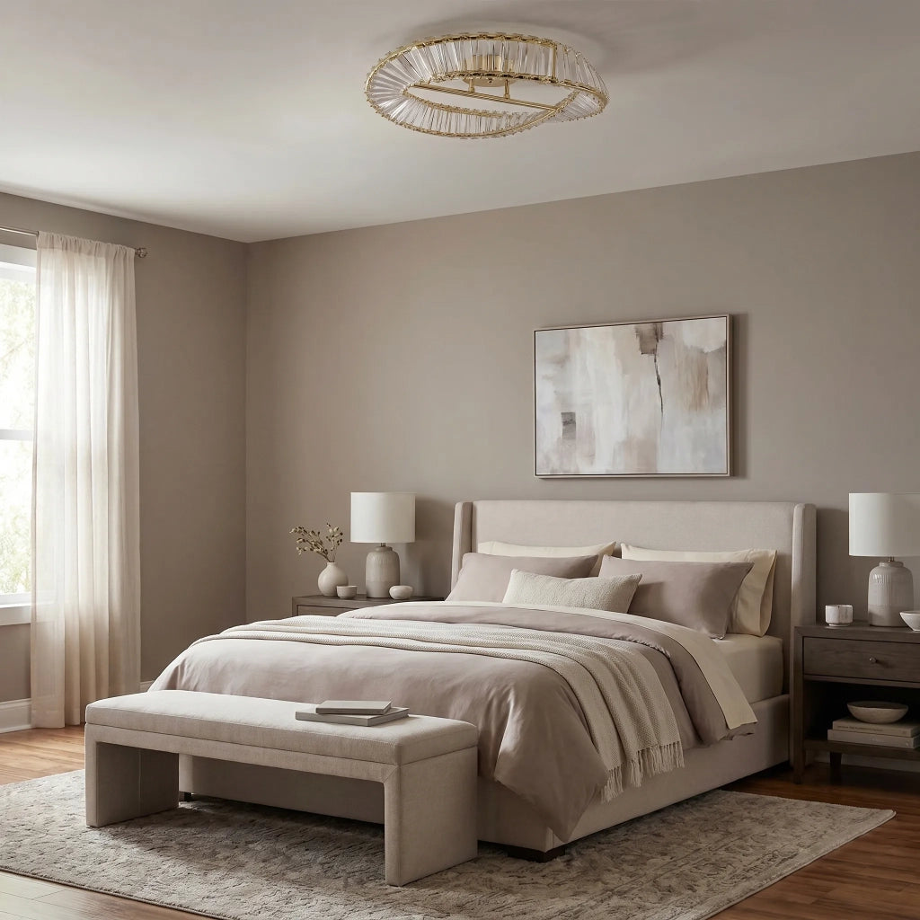 Lampada Da Soffitto Led Swe095-c 50cm Gold