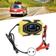 Trade Shop - Caricabatterie Intelligente Avviatore Emergenza Batteria Auto 12v-8a 24v-6a J40 -