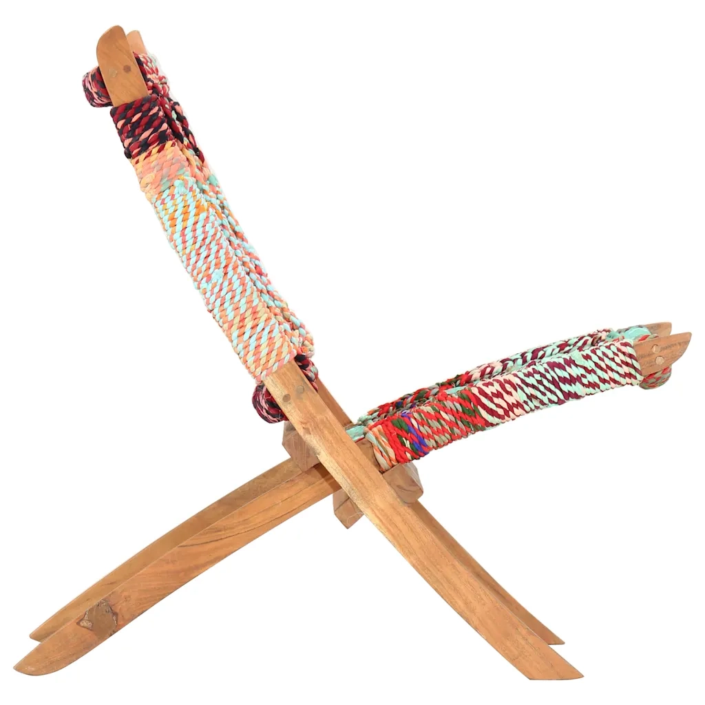 Sedia Chindi Pieghevole Multicolore in Tessuto cod mxl 8712