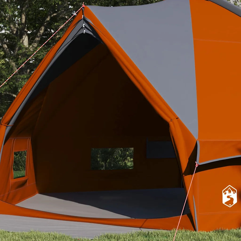 Tenda a teepee per 10 persone 10 persona Grigio e arancione 42004067