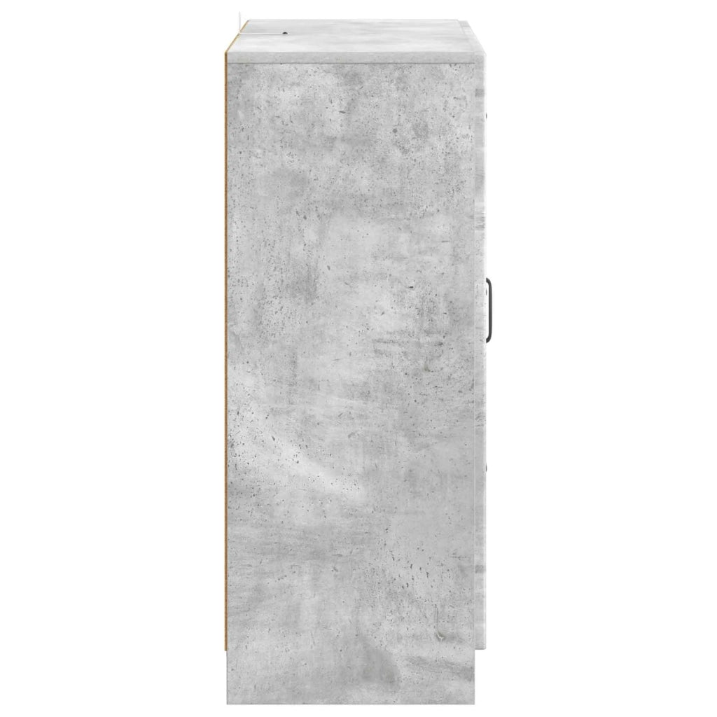 Credenza Grigio Cemento 66 x 34,5 x 87 cm Legno ingegnerizzato 895778