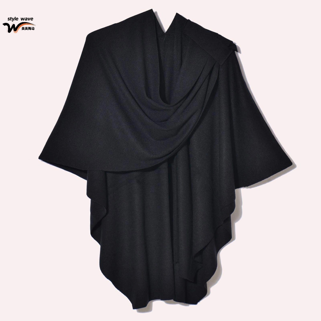 Mantella classica reversibile a tinta unita.