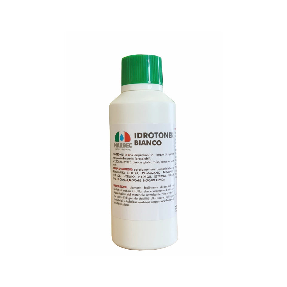 Pigmento idrosolubile bianco IDROTONER BIANCO   250GR