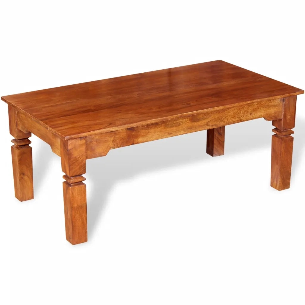 Tavolino da Salotto in Legno Massello 110x60x45 cm 244047