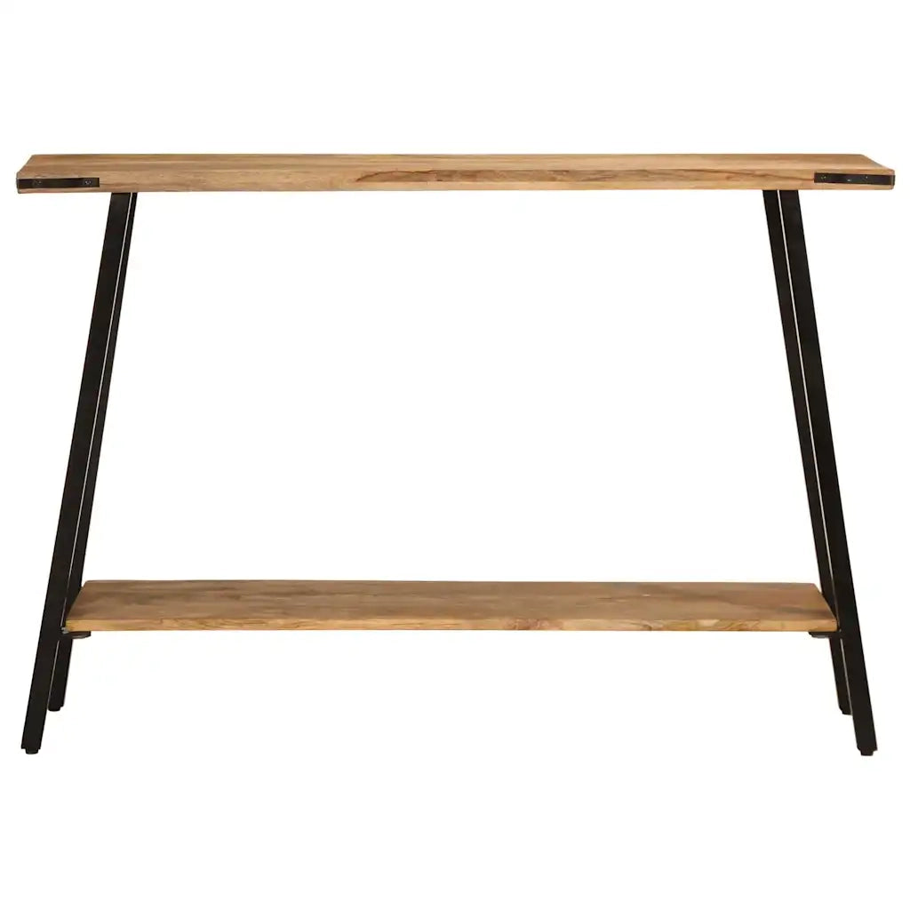 Tavolo Consolle 110x30x75 cm in Legno Massello di Mango