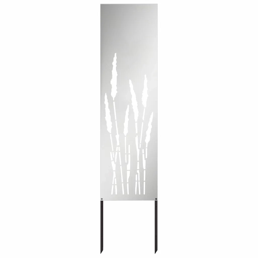 Schermo per privacy in giardino Traforo Argento 32 x 140 cm 876243