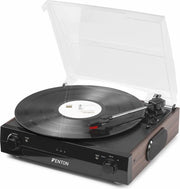 Letto di vinile con Bluetooth, Altoparlanti integrati e ingresso USB - Nero