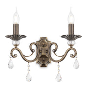 Maytoni applique contemporanea Grace 2 luci E14 ottone metallo