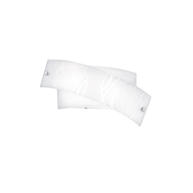 Lampada da parete Agnese bianco 2XE14 max 2X28W IP20 - Applique led da muro design moderno