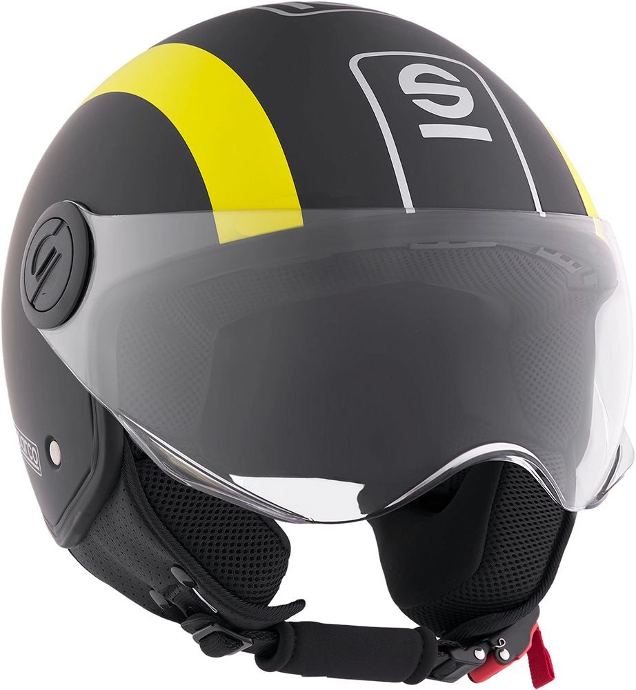 Casco Demi-Jet per moto Sparco con calotta in ABS Taglia M