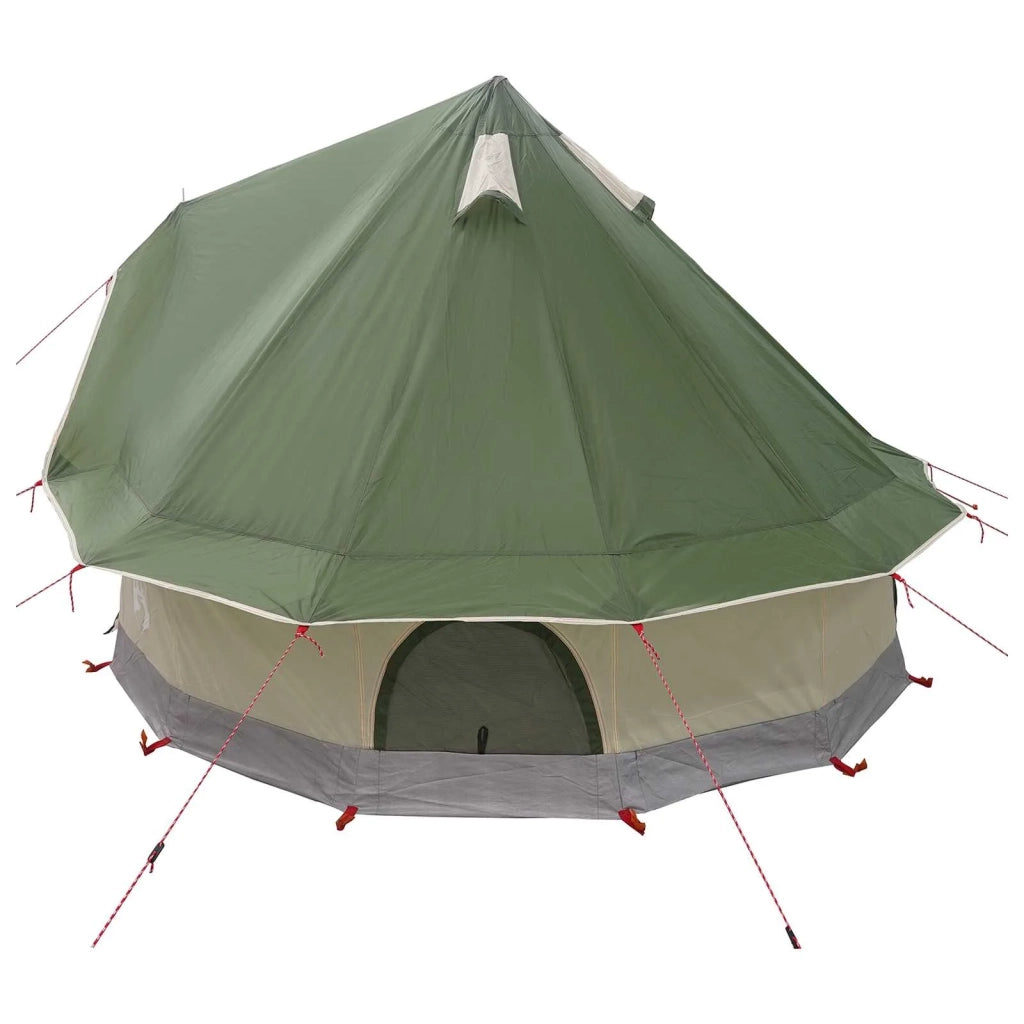 Tenda Tipi con tetto Verde 250 x 250 cm Poliestere e Acciaio 42028719