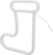 Decorazione di Natale a LED - Neon - Decorazione per Parete - Caricabile via USB - Materiale Sicuro - Illuminazione Flessibile in Silicone - Neon Bordatura