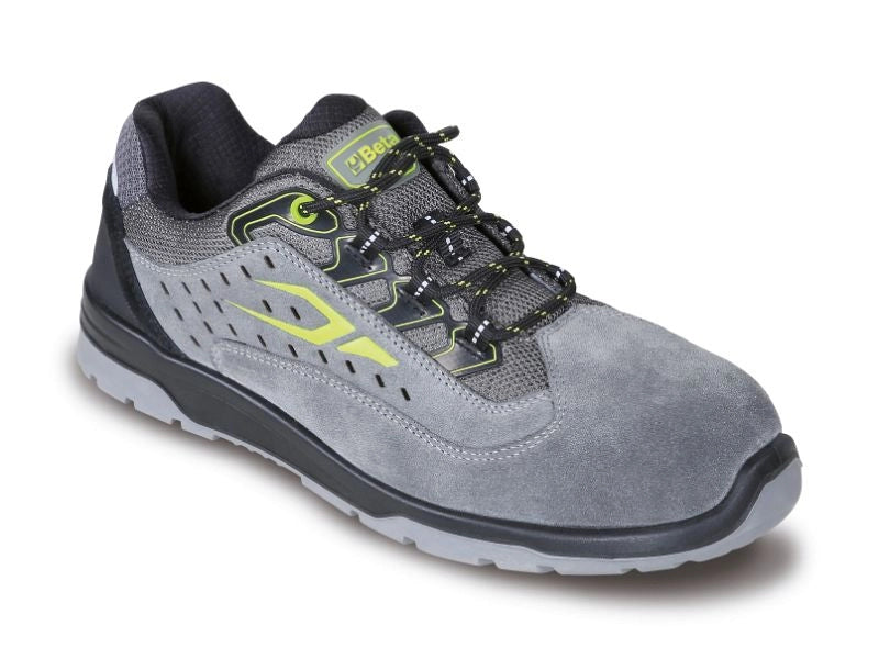 Scarpe da lavoro Beta 7317NA in pelle scamosciata traforata grigio - 44