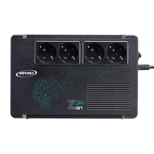 Gruppo di continuità UPS 650VA con 4 prese Line Interactive