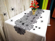 Decorazioni da Tavola per Halloween - Set di Tavola Decorativa e Decorazione a forma di Ragnatela
