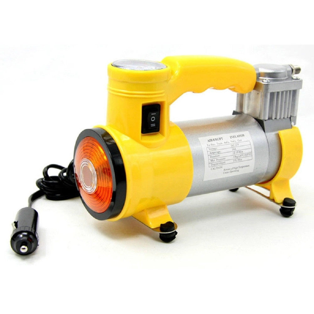 Trade Shop - Mini Compressore Portatile Presa 12v Da Auto Moto Barca Minicompressore 12 Volt -