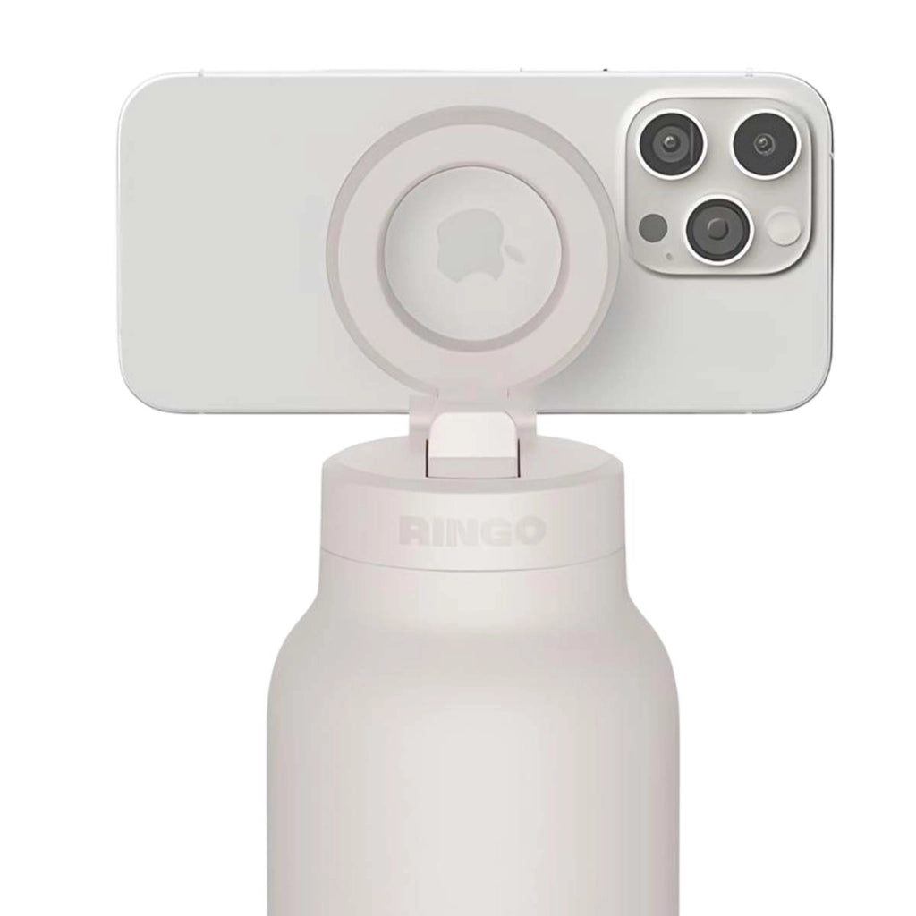 Borraccia da 710 ml con supporto magnetico MagSafe compatibile per smartphone Beige Ringo