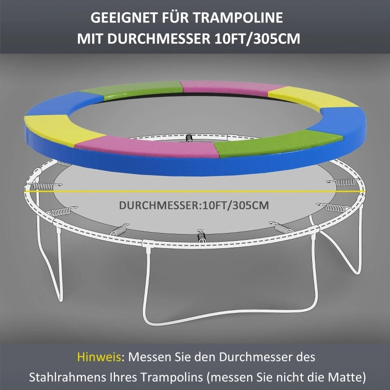COPERTURA BORDO TRAMPOLINO Ø305 CM MULTICOLORE IN პლASTICA