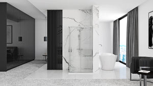 Cabina Doccia Rea Punto 90x90 con piatto doccia Savoy black