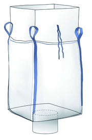 SACCO BIG BAG CARAMELLA CON VALVOLA DI SCARICO CapacitÃE kg. 1.000 cm. 90x90x120 h