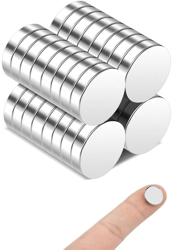 30 piccoli magneti, magneti frigorifero 12x3mm magneti neodymium extra forti per cartellone magnetico, lavagna bianca, bacheca e attività di fai da te