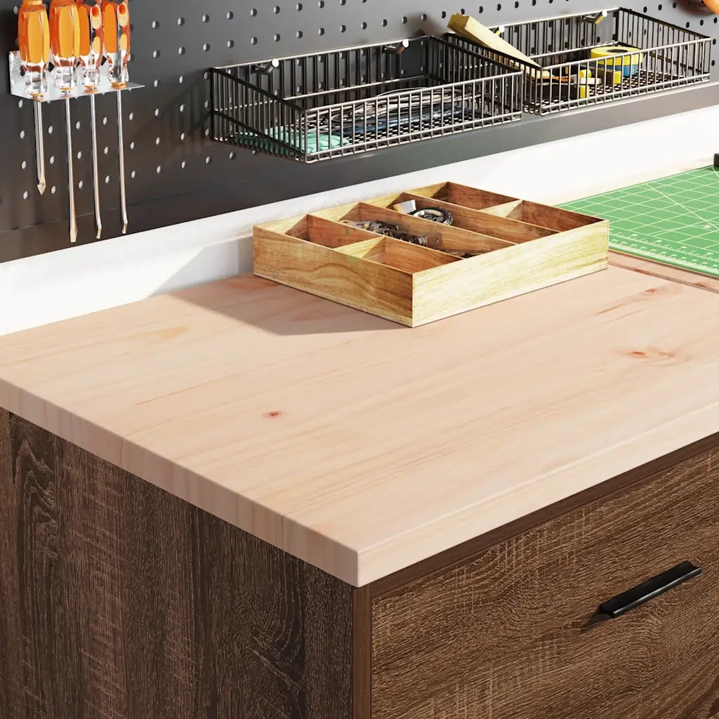 Armadietto per Garage in Rovere Marrone 60x51x85 cm