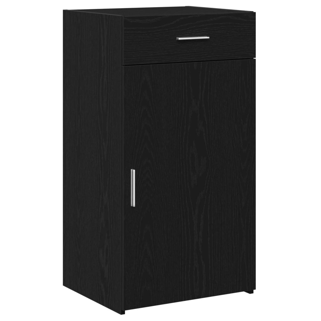 Credenza con cassetto Rovere Nero 50 x 42,5 x 93 cm 868761