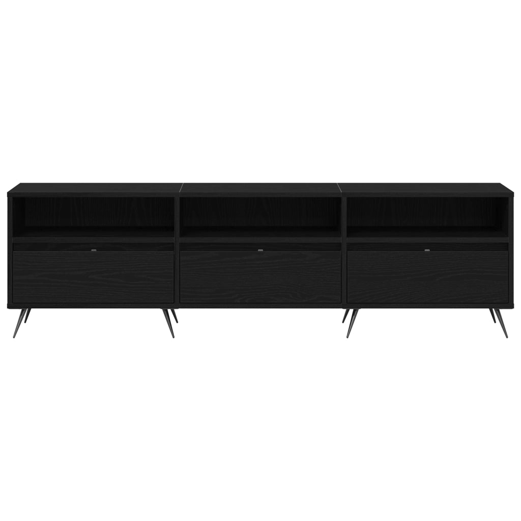 Cabinet TV Nero 150x30x44,5 cm Legno ingegnerizzato