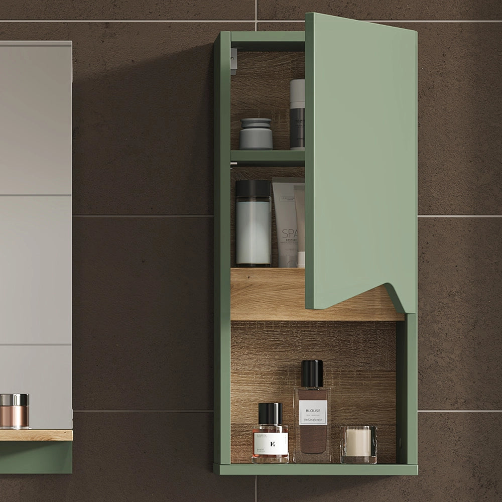 Vicco  Verde/Artigianale 30 x 67 cm con porta e vano aperto
