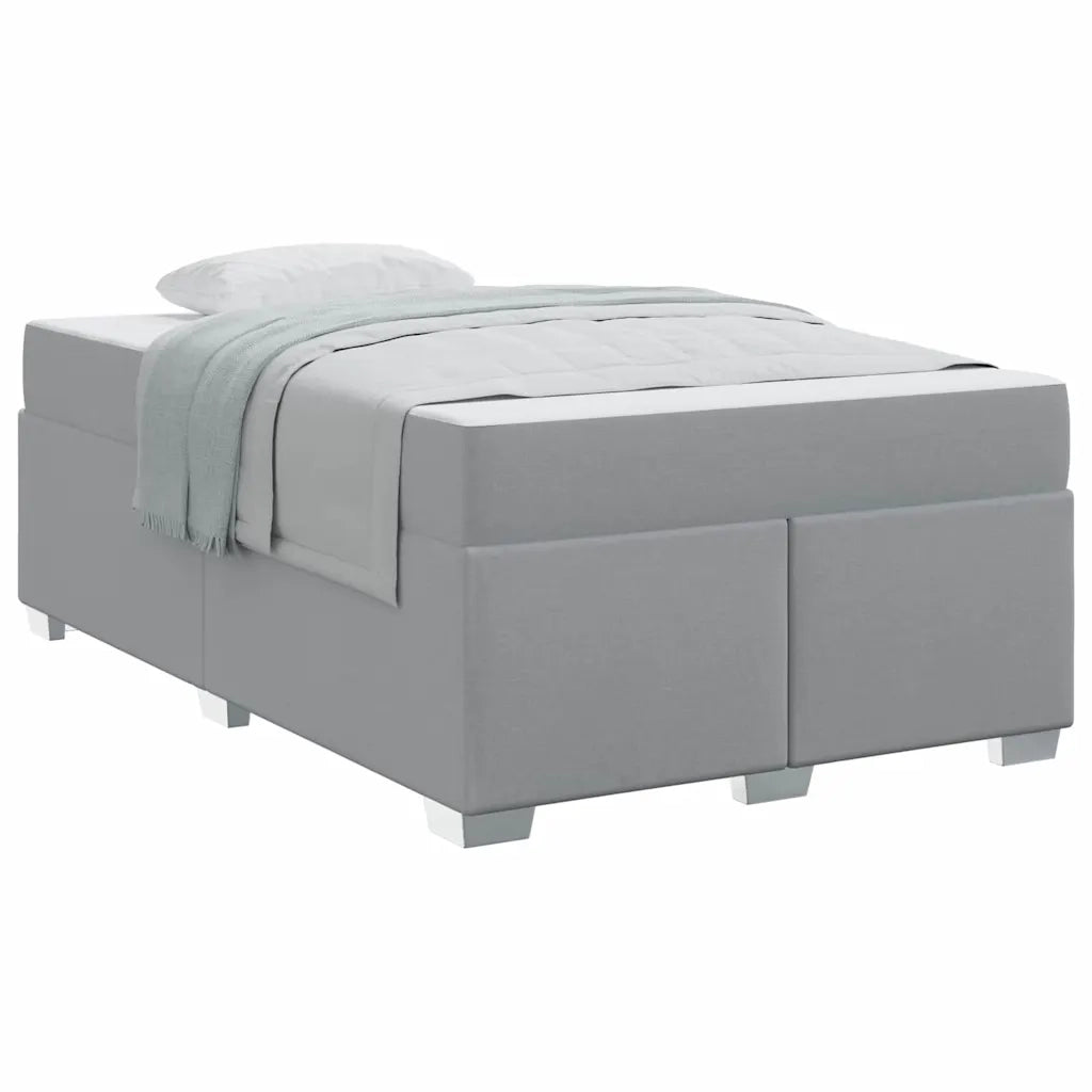 vidaXL Struttura del letto Grigio chiaro 120 x 200 cm Tessuto