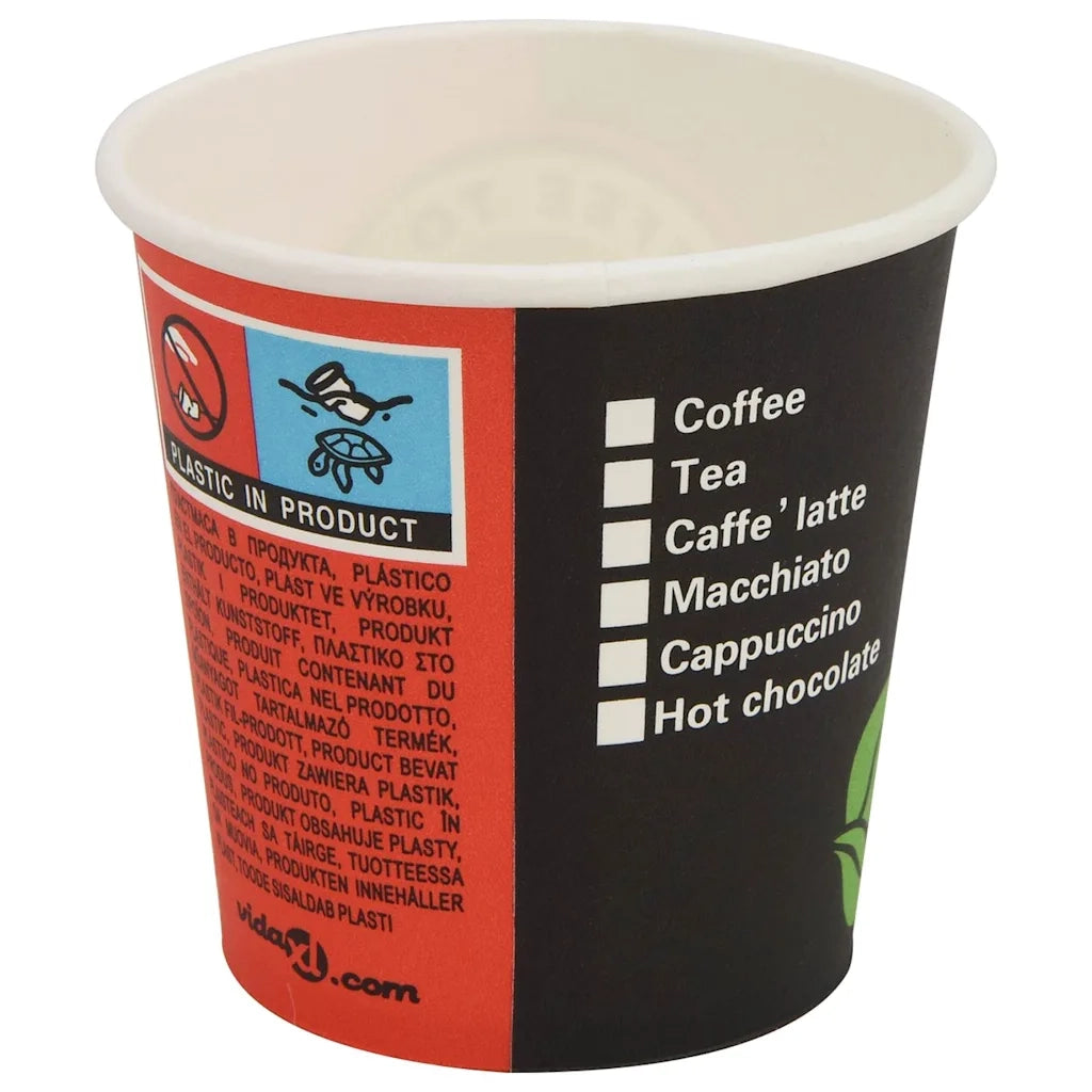 Tazze da Caffè in Carta con Coperchi 1000 pz 4oz 120 ml 3325211