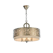 Maytoni Lampadario contemporaneo Venera 3 luci E14 ottone metallo diffusore PVC