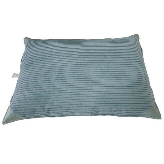Cuscino sfoderabile per cani elegance velluto azzurro 90 cm
