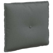 Cuscino per Schiena | Cuscino dorsale Grigio scuro 50 x 19 x 45 cm Tessuto