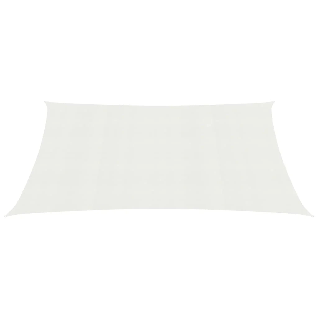 Vela ombreggiante 160 g/m² 3 x 5 m HDPE bianco 02_0009021