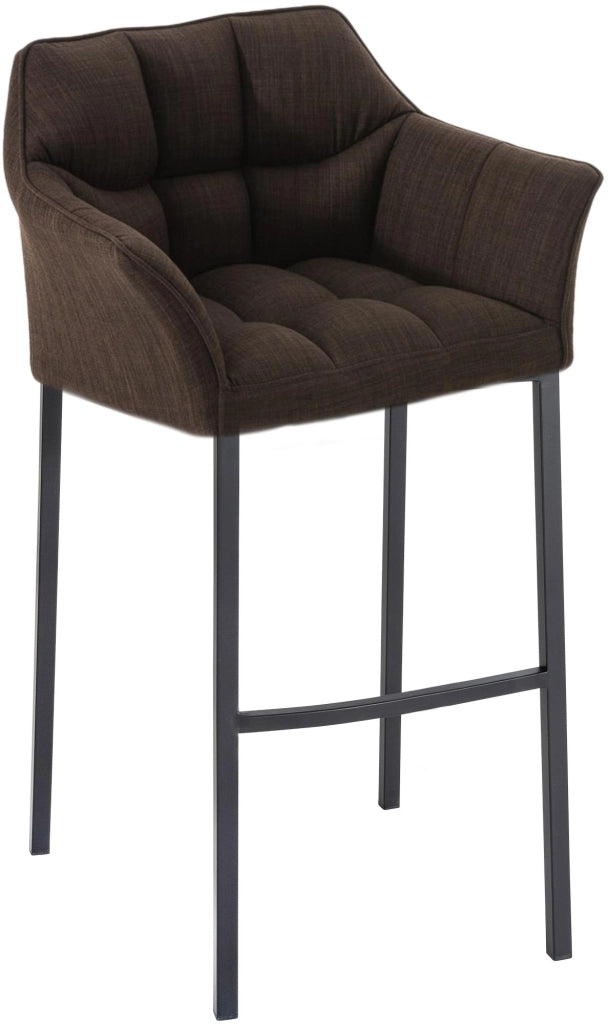 Barhocker Damaso B Stoff mit 4-FuЯ Gestell