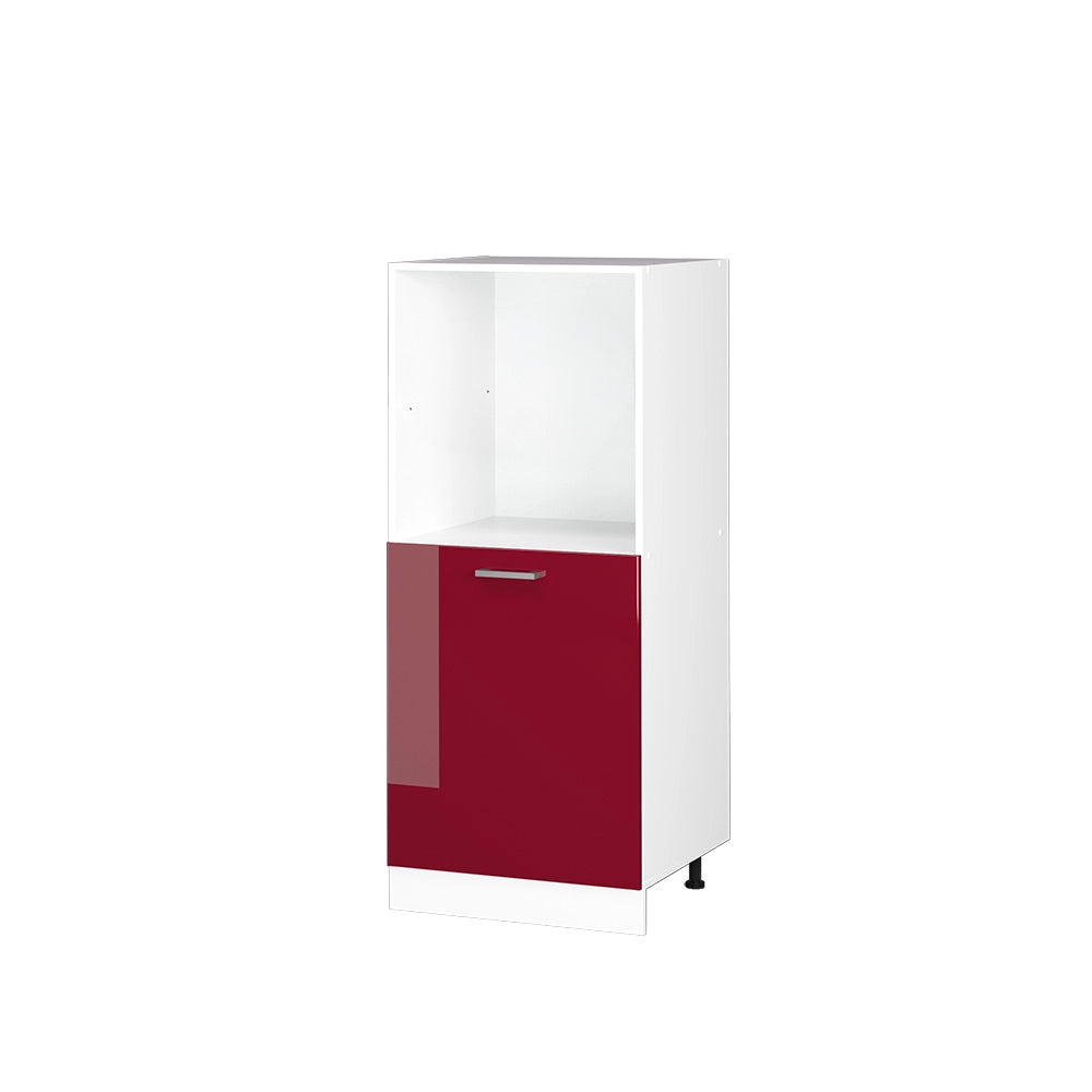 Vicco Mobile per forno da incasso Rosso lucido 60 cm