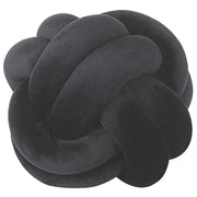 Cuscino Decorativo Cuscino Nodo Velluto Nero 20 x 20 cm Accessori Decorativi