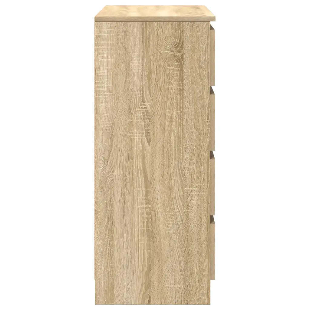 vidaXL Credenza con Cassetti Rovere Sonoma 71x35x84 cm in Truciolato